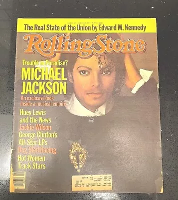 Rolling Stone Magazine No. 417 March 25 1984 Michael Jackson WITH LABEL  • $8