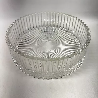 Vintage Mikasa Heavy Lead Crystal Cut Glass Bowl Trinket Dish Spike Diamond Fire • $15.25