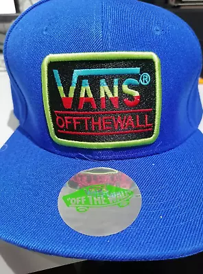 Vans Otw Classic Patch Victoria Blue Snapback Cap • £15.99