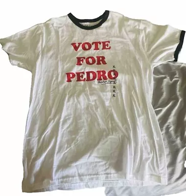 Vote For Pedro Napoleon Dynamite Mens T-shirt Size XL Official FREE SHIPPING • $25