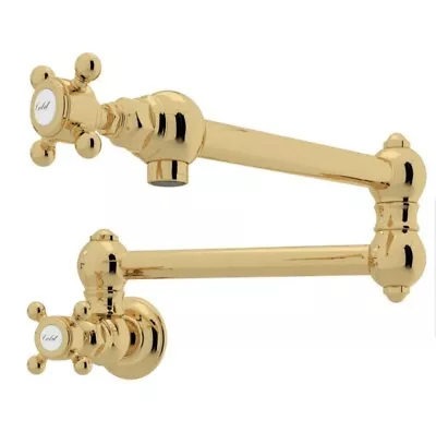 Rohl Italian Country A1451XMIB-2 Wall Mount Pot Filler Faucet Itlalian Brass New • $948