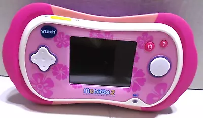 Vtech Mobigo 2 Touch Learning System Handheld Game Pink W/O Stylus Tested • $15.95