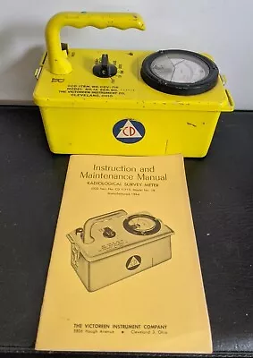 Vintage Victoreen Radiological Survey Meter CDV-715 Model 1A  • $75