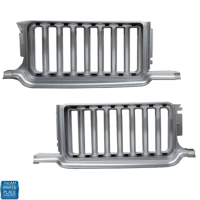 1970 Oldsmobile Cutlass / 442 Grille Grill - Silver Plastic - Pair New • $299.99