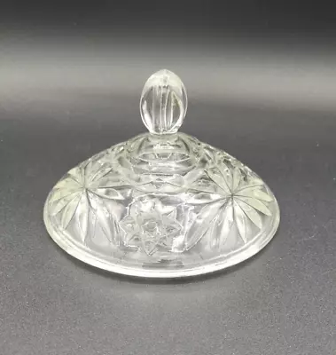 Vintage Anchor Hocking REPLACEMENT LID For EAPC Star Of David 5.25” Candy Dish  • $7