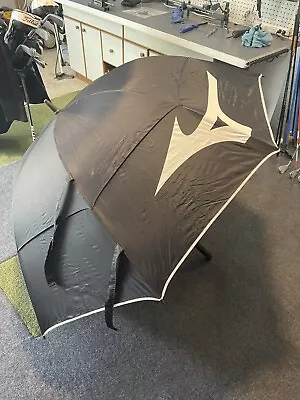 Mizuno Golf Double Canopy 64  Arc Umbrella  Black And White • $35