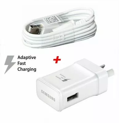 GENUINE SAMSUNG FAST AC Wall Charger Type C Cable For S22 Note20 S21 S20 S23+ FE • $38.95