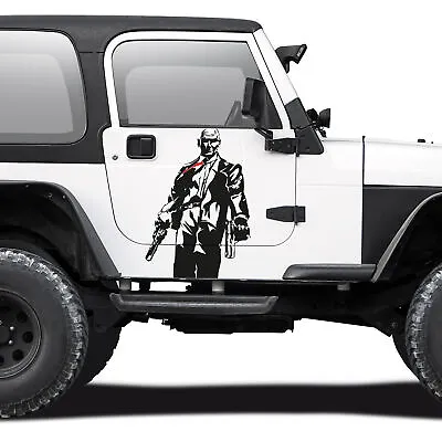 Hitman Sticker Black 70x42 Cm Film Sticker Car Sticker Decor Joker KX022 • £35.29