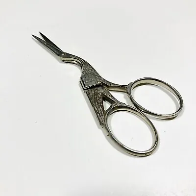 Vintage CLAUSS Scissors Sewing SHEARS Snips Birds Mid Century HTS • $19.99