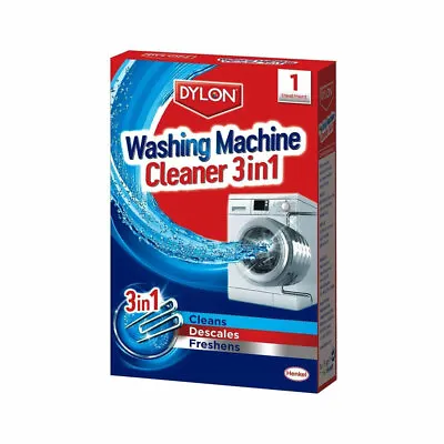 Dylon Washing Machine Cleaner 3 In 1 Cleans Desclaes Freshens Removes Limescale • £3.88