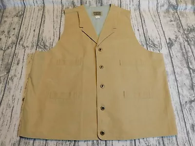 Frontier Classics Cowboy Western Vest 2lxt 2xt 2xl Tall Ranch Wear Duck Canvas • $45