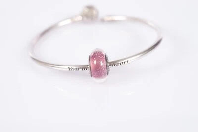 $15.50 • Buy Pandora Murano Glass & Silver Core Charm Anna 