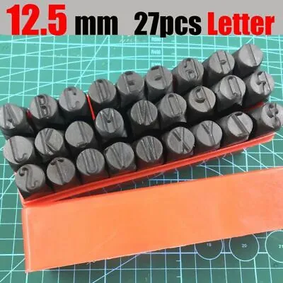 Logo Stamps Tool Steel Metal Stamping Kit Punch Number Letter Jewelry Leather  • $164.03