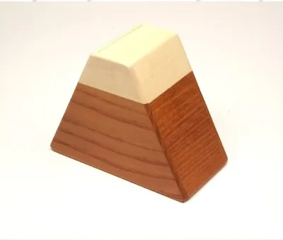 Karakuri Gimmick Japanese Puzzle Box Mt.Fuji Wooden Puzzle Hakone Yosegi • £68.43