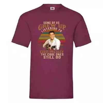 Some Of Us Grew Up Listening To Elvis Presley T Shirt Small-2XL • $13.43