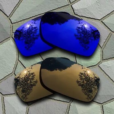 Violet Blue&Bronze Copper Polarized Lenses Replacement For-Oakley Crankcase • $15.99