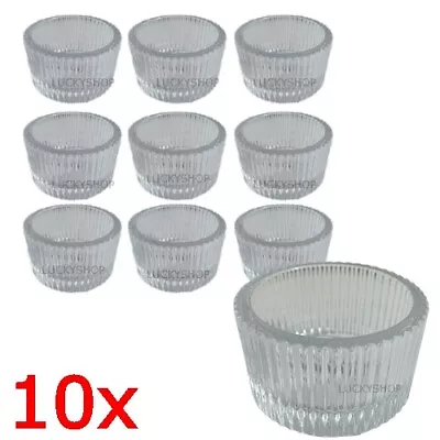 £12.50 • Buy Glass Tea Light Candle Holder Wedding Christmas Party Restaurant Decoration
