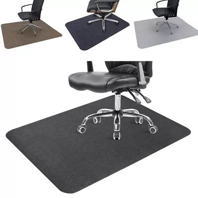 Large Office Desk Chair Mat Carpet For Hardwood Floor Anti-Scratch Protector Pad • $17.73