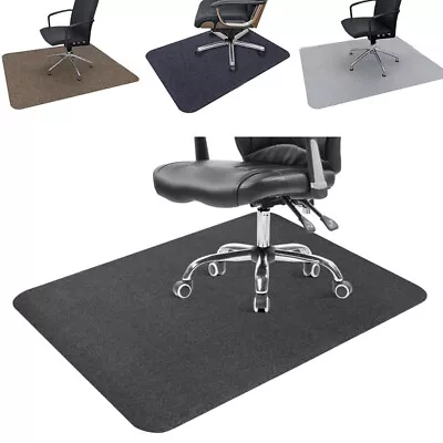 Non Slip Office Chair Desk Mat Floor Computer Carpet Anti-Scratch Protector Lot • £4.21