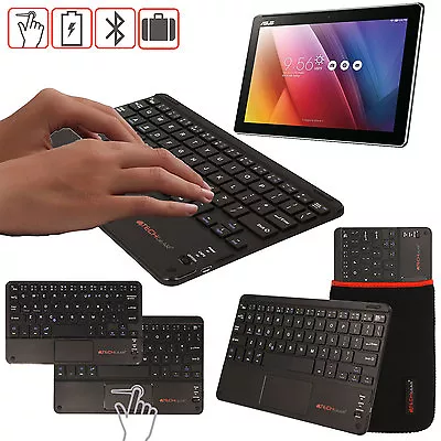 Wireless Bluetooth UK Keyboard With Mouse Touchpad For Asus ZenPad 10 Tablets • £16.95