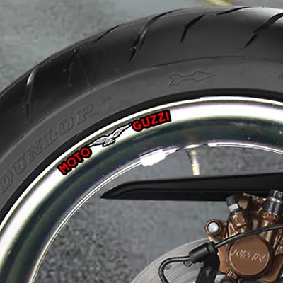 Moto Guzzi Wheel Rim Stickers Choice Of Colours B • $12.38