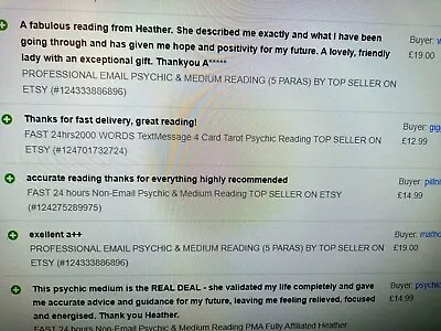 £9.99 • Buy 5 Tarot Card Ebay Messaging Psychic & Medium Reading Within 24 Hours!! Tangible