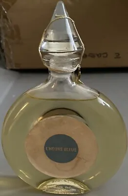 Vintage Guerlian L’Heure Bleue Eau De Cologne 6oz Bottle W/ Stopper & Ties New • $199.99
