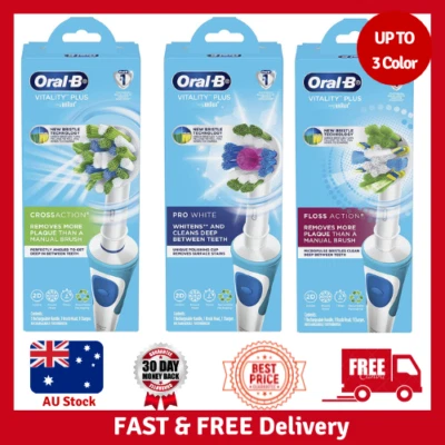 $33.59 • Buy Oral B Vitality Plus Electric Toothbrush - Up To 3 Types