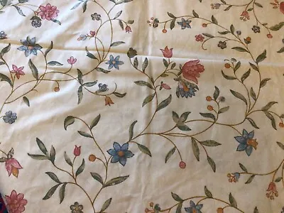 LAURA ASHLEY COTTON FABRIC. UNUSED. MCMXCVI / 1996. 1.5 Mtrs Long X 1.5 M Wide. • £9.99