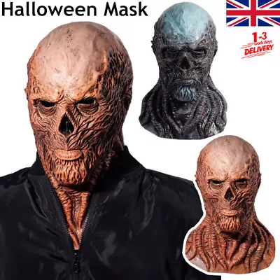 £14.88 • Buy Halloween Full Head Mask Scary Demon Vecna Masks Party Cosplay Costume Props UK