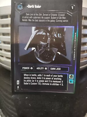 Star Wars CCG FOIL / LP - Darth Vader 1999 Reflections 1 *Ultra Rare* • $46.01