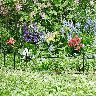 Smart Fence 20cm X 3m Metal Decorative Garden Lawn Border Bed Edging Outdoor • £14.92