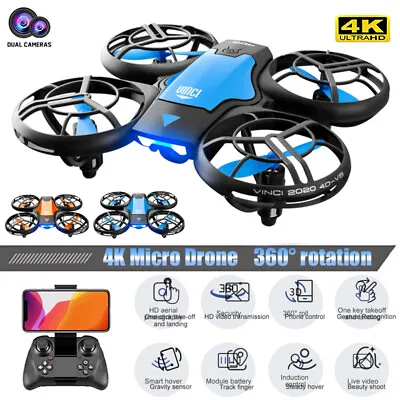 $79 • Buy 4DRC Mini Drone For Kids Hand Operated RC Quadcopter With 3 Batteries 3D Flip