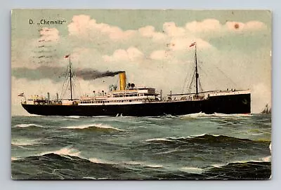 D. Chemnitz Ship Transportation Antique Vintage C1909 Postcard • $7.99