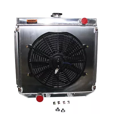 Spawon Fit Ford Falcon XW XY 351 V8 69-72 Aluminum AT Radiator + Fan Shroud 3Row • $247