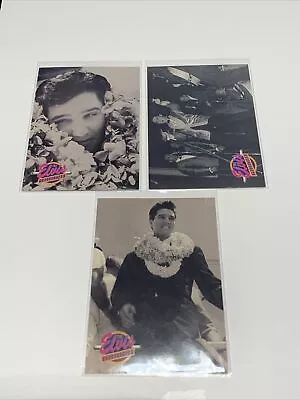 1992 The Elvis Collection Elvis Presley Vintage 3 Trading Cards • $1