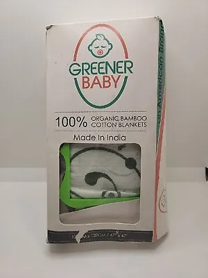 Organic Bamboo Muslin Baby Blanket Photo Prop 47  X 47  • $13