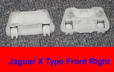 $6.99 • Buy Jaguar X-Type - Window Regulator Clips (2) Set - Front Right (Pair Of Clips)