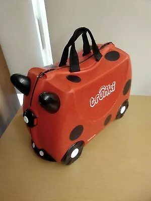 Trunki Harley The Ladybug Ride-on Kids Suitcase ❤️CHARITY Free P&P • £15