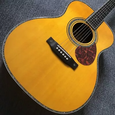 39  OM Series 42 High Quality Acoustic Guitar Solid Top Ebony Fingerboard • $289