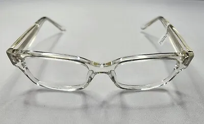 Morgenthal Frederics New York Ralphie 107 Crystal Clear Optical Frame Made Japan • $105