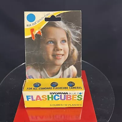 Vintage Sylvania Blue Dot Flash Cubes With 3 Cubes New • $9