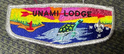 TOUGH OA Flap Lodge 1 Unami SMY Border S-21   - Member When Delmont Unami Merged • $99.95