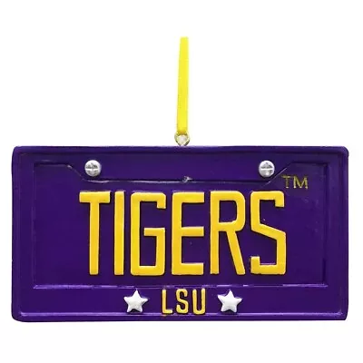 Lsu Tigers License Plate Resin Ornament 4  • $14.99