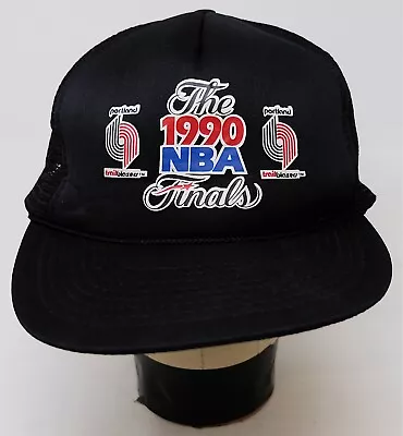 $29.99 • Buy Rare VTG UNIVERSAL Portland Trailblazers 1990 NBA Finals Mesh Snapback Hat 90s
