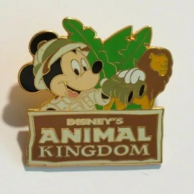 Disney Wdw Animal Kingdom Safari Mickey Watching A Lion With Binoculars Pin • $9.74