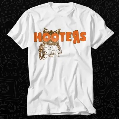 Hooters Femboy Boobs America Waitress Owl Bird T Shirt 123 • £6.85