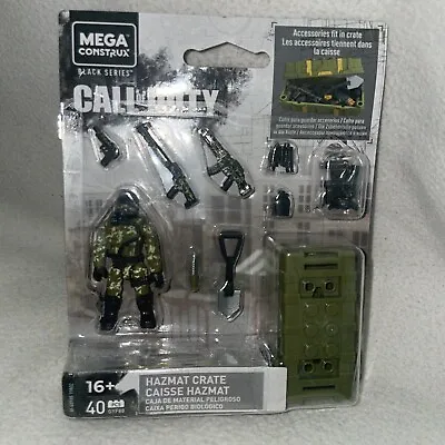 Mega Construx Black Series Call Of Duty Hazmat Crate (GYF88) 40 Pcs New Weapons • $30.86