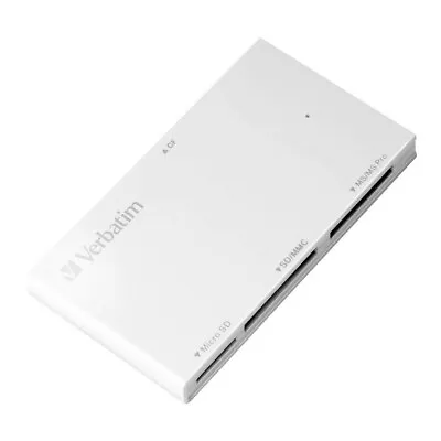 Verbatim 64901 USB 3.0 4 In 1 Card Reader - White • $27.02