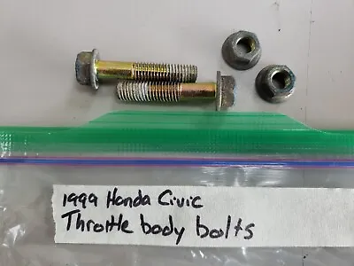 1999 Honda Civic 1.6L Throttle Body BOLTS D16Y8 • $19.95